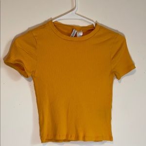 Yellow Crop Top
